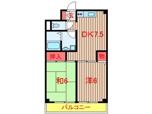 薬園台駅 徒歩3分 4階の物件間取画像